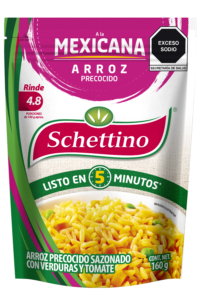 sch arroz precocido mexicana 160g frente